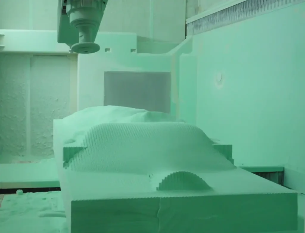 Fabrication de pièces en composite PRS